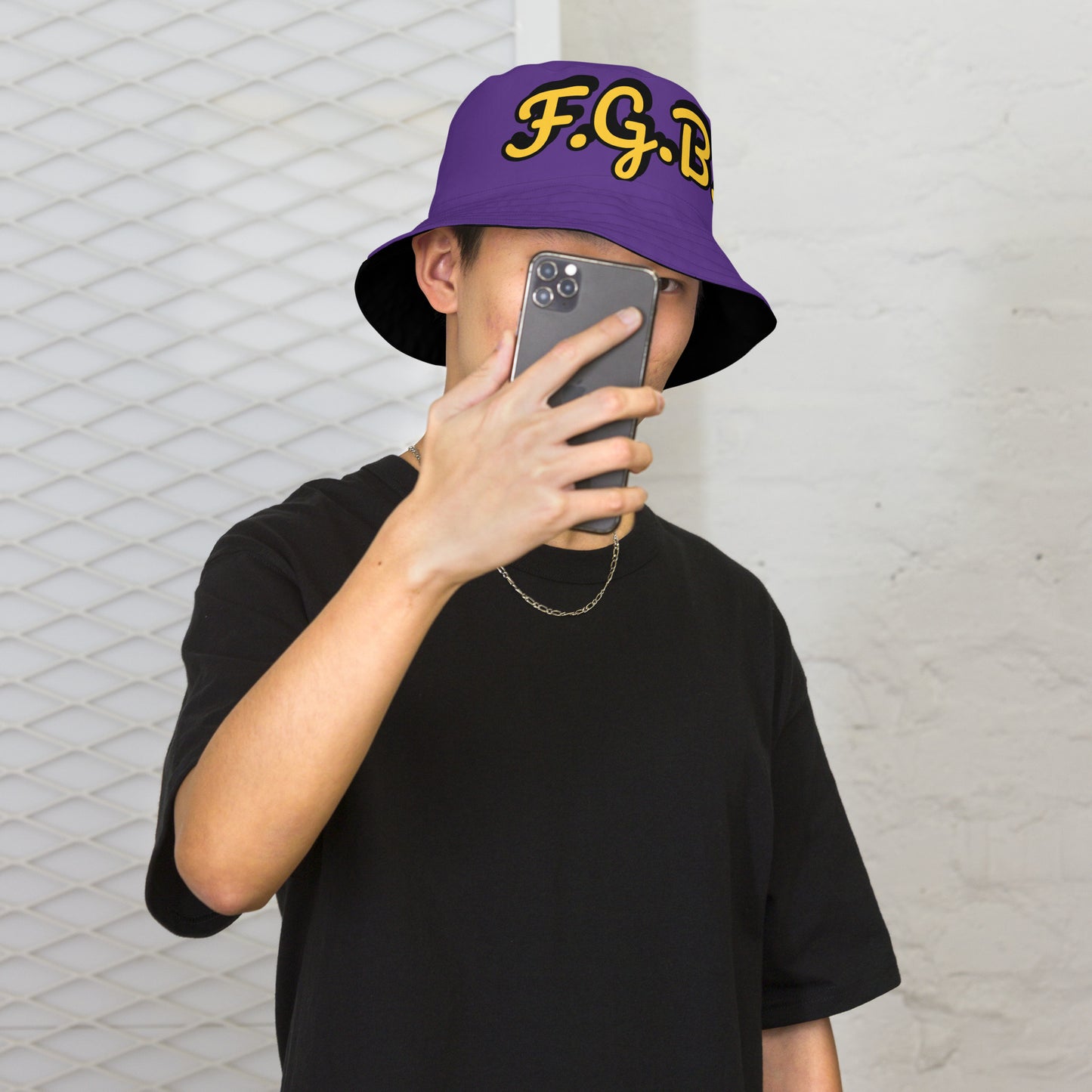 F.G.B. Reversible Bucket Hat (Purple)