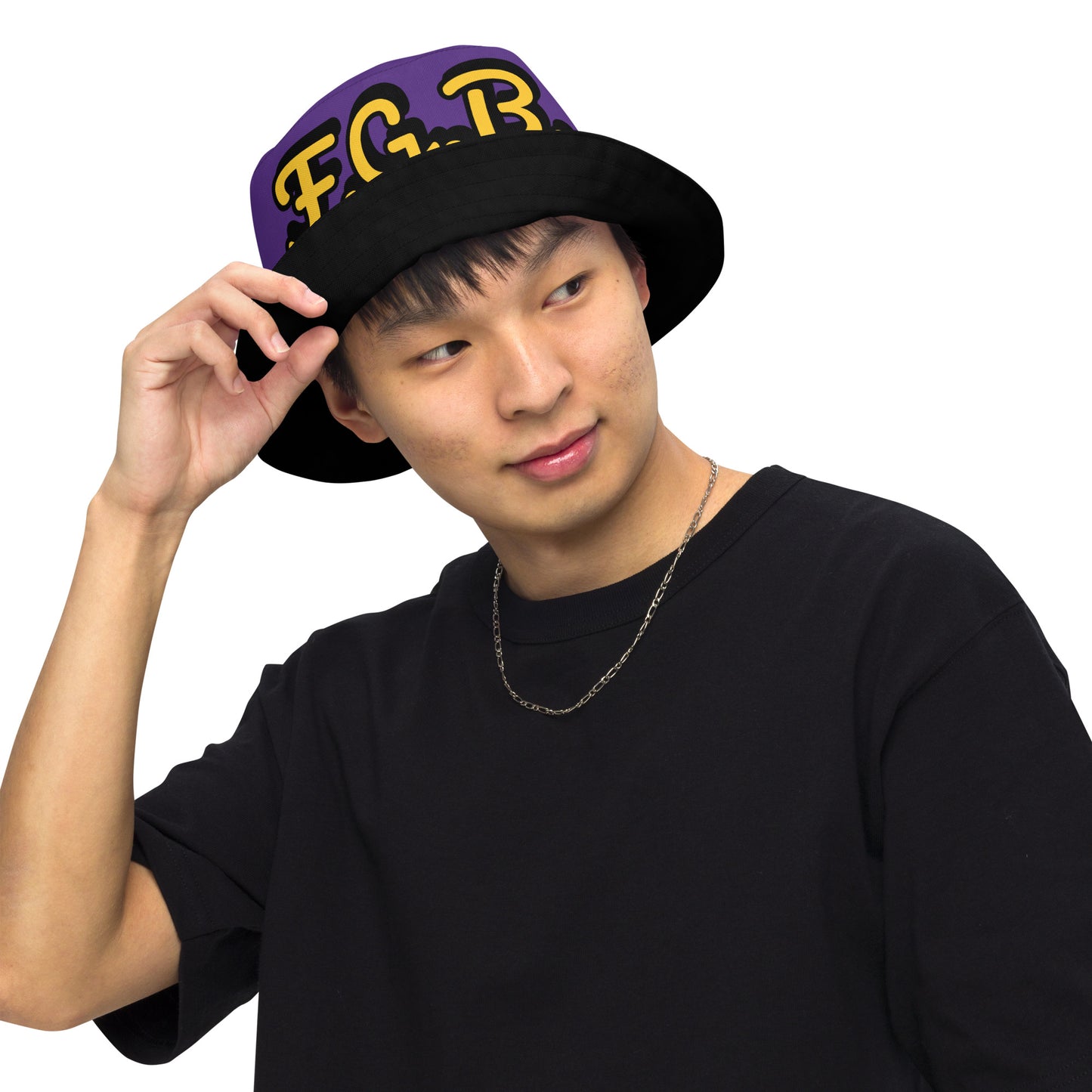 F.G.B. Reversible Bucket Hat (Purple)