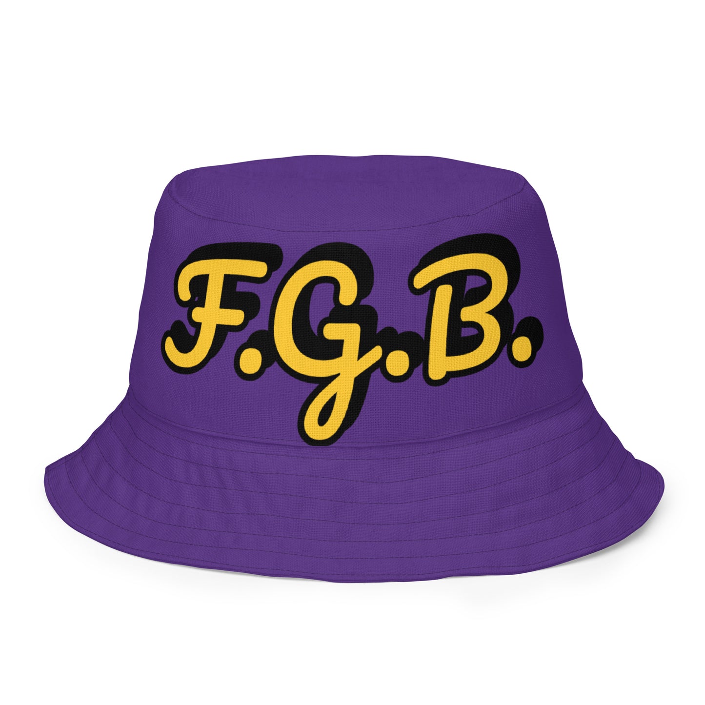 F.G.B. Reversible Bucket Hat (Purple)