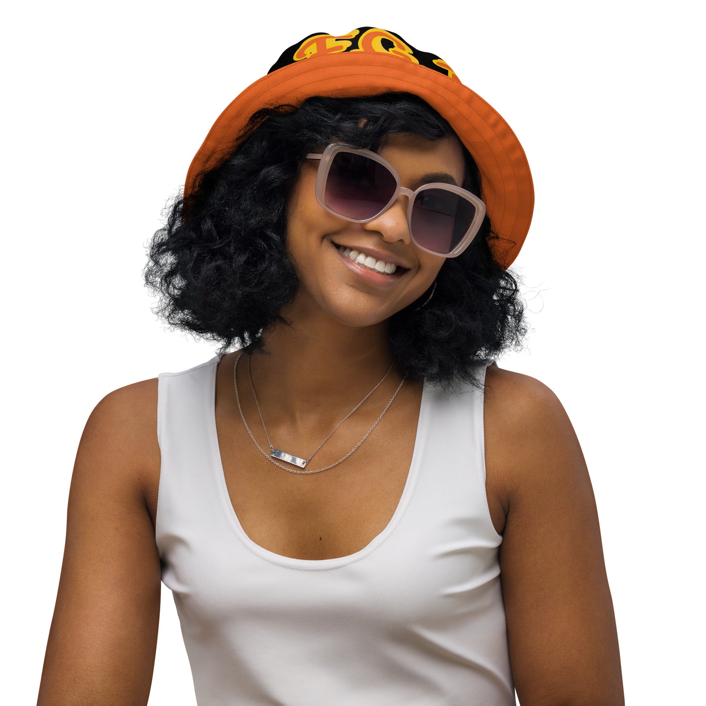 F.G.B. Reversible Bucket Hat (Orange)