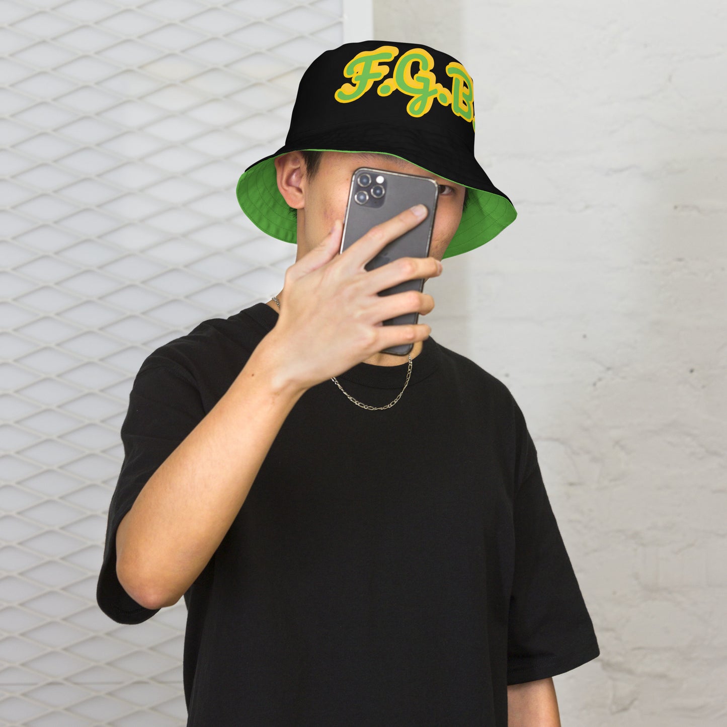 F.G.B. Reversible Bucket Hat (Green)