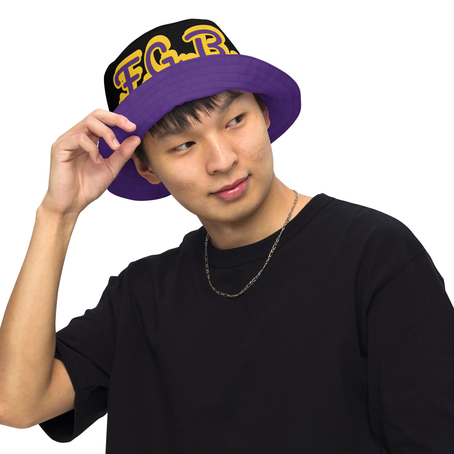 F.G.B. Reversible Bucket Hat (Purple)