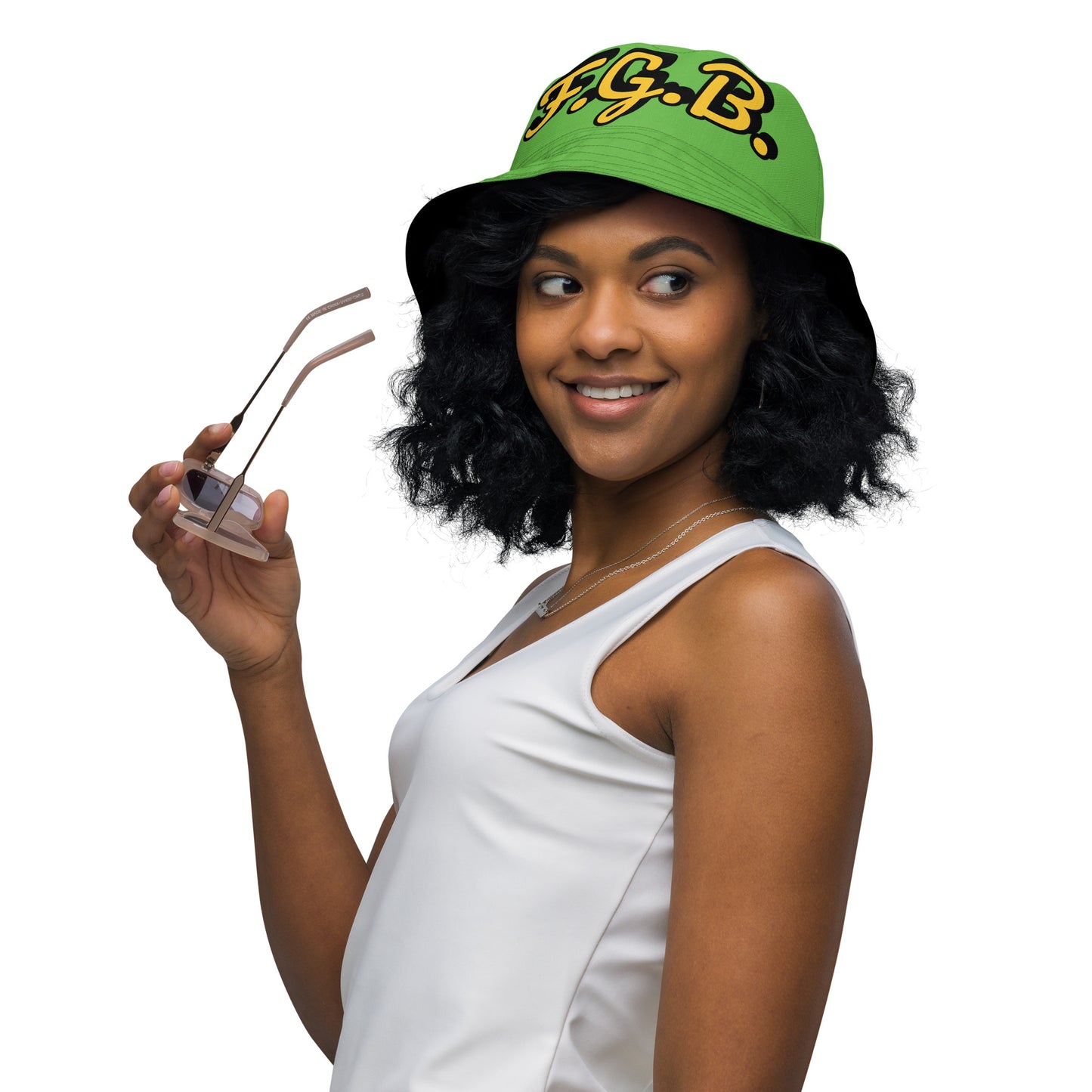 F.G.B. Reversible Bucket Hat (Green)