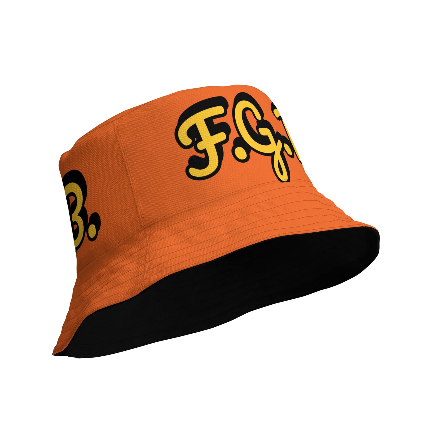 F.G.B. Reversible Bucket Hat (Orange)