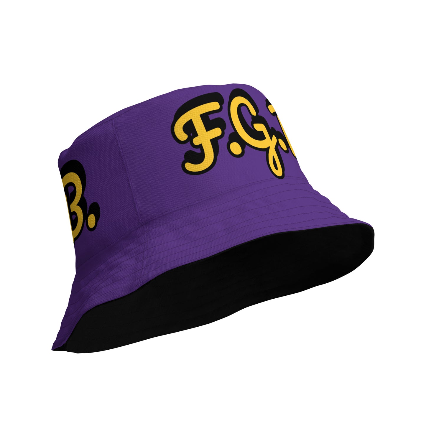 F.G.B. Reversible Bucket Hat (Purple)