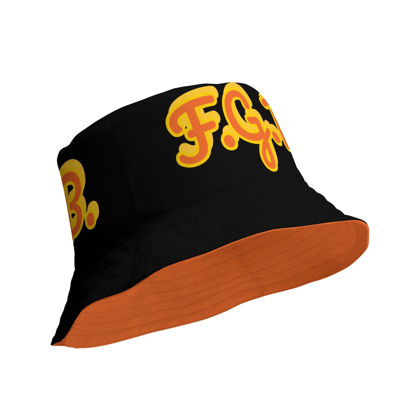 F.G.B. Reversible Bucket Hat (Orange)