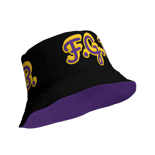 F.G.B. Reversible Bucket Hat (Purple)