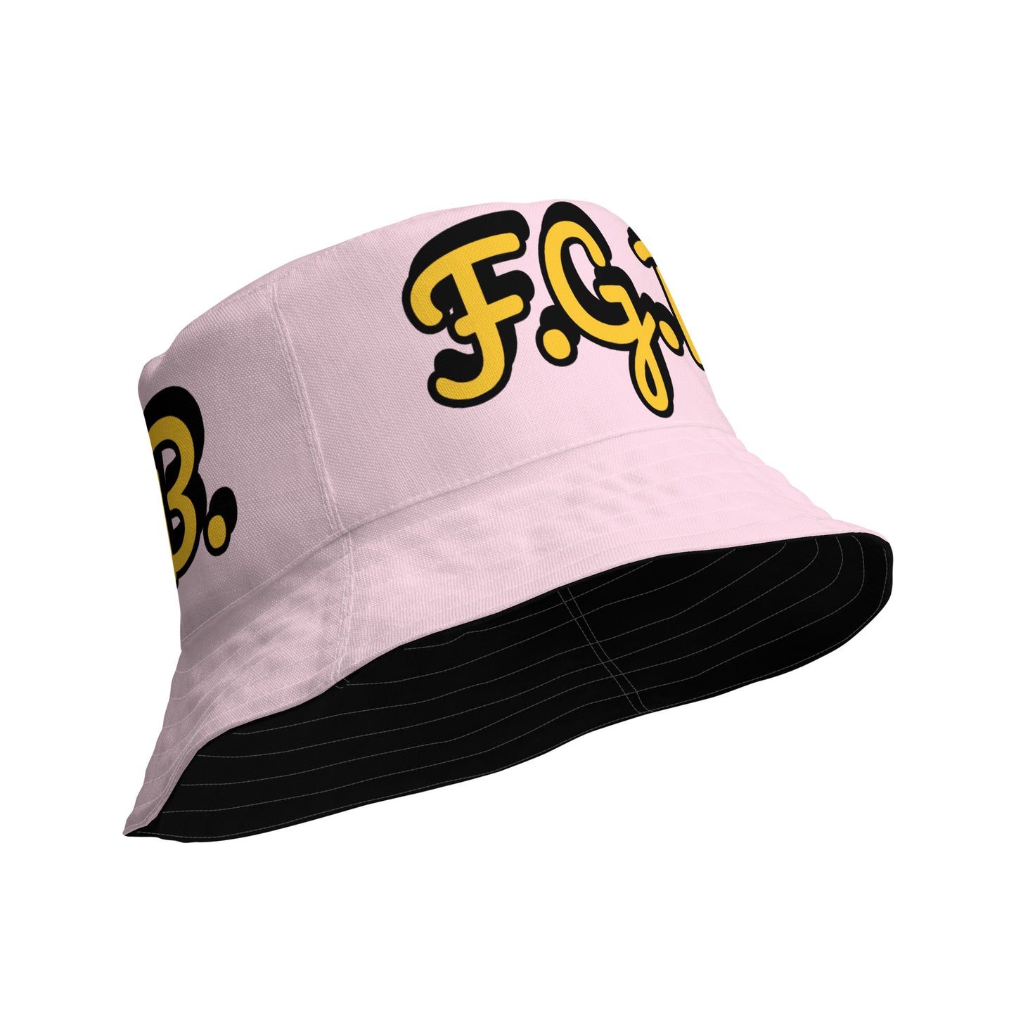 F.G.B. Reversible Bucket Hat (Pink)