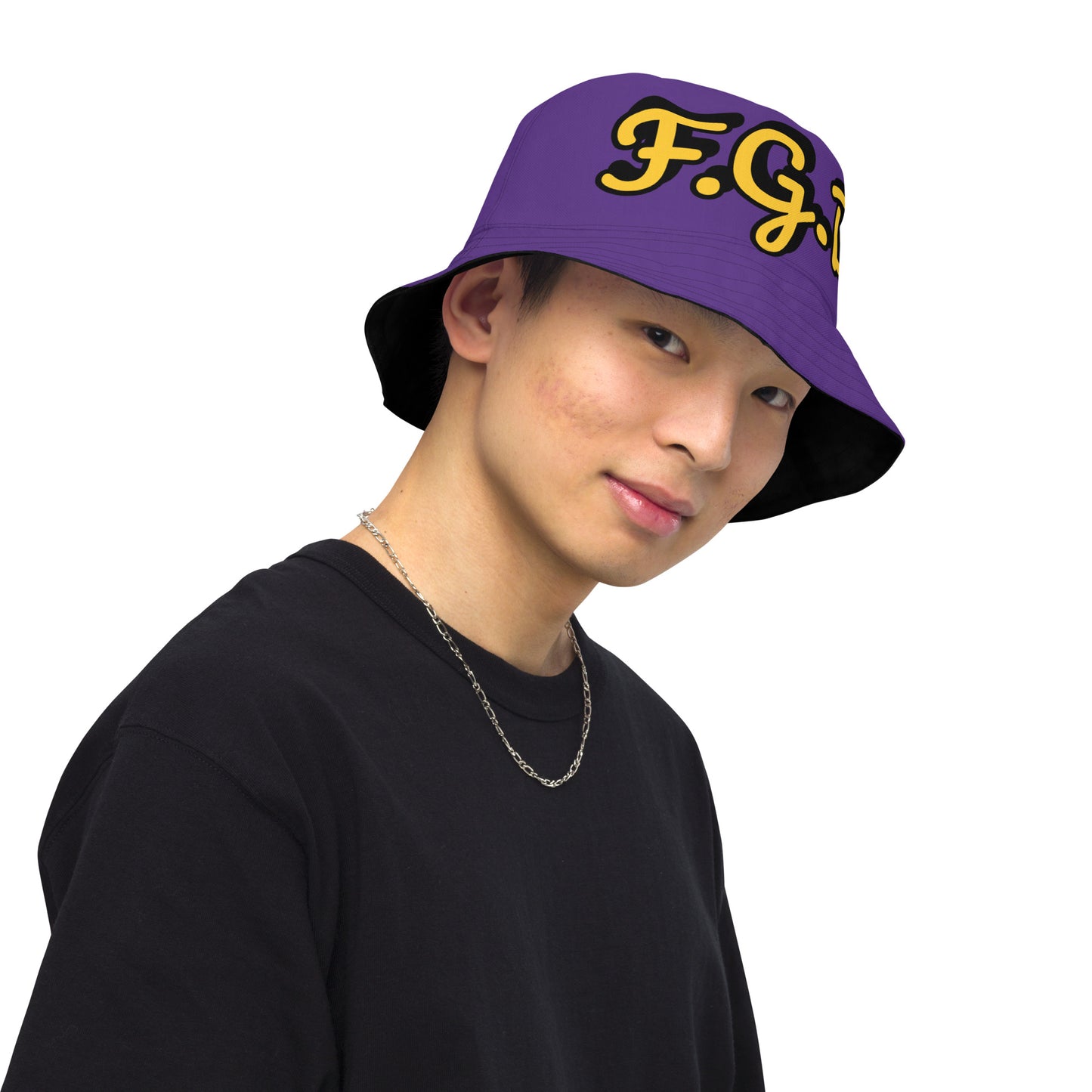 F.G.B. Reversible Bucket Hat (Purple)