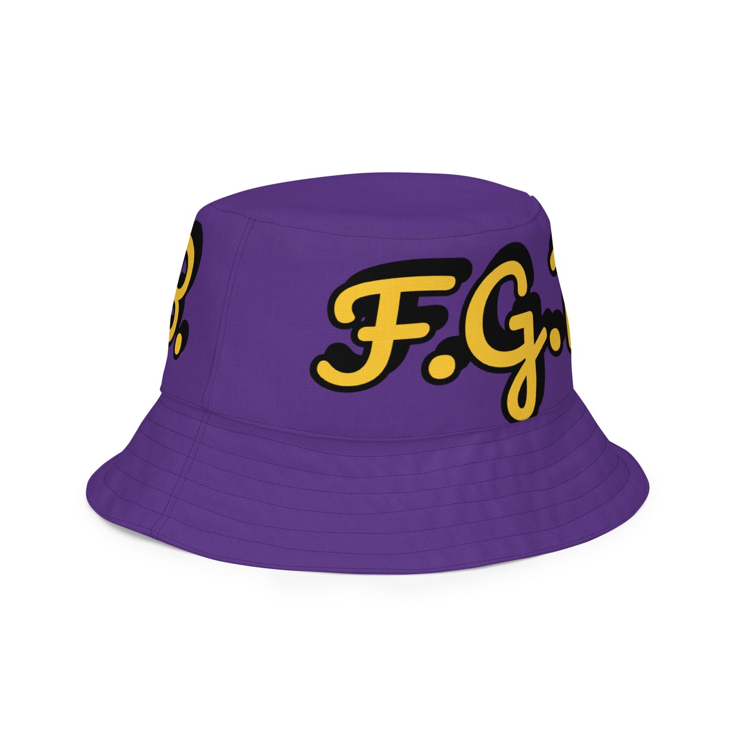 F.G.B. Reversible Bucket Hat (Purple)