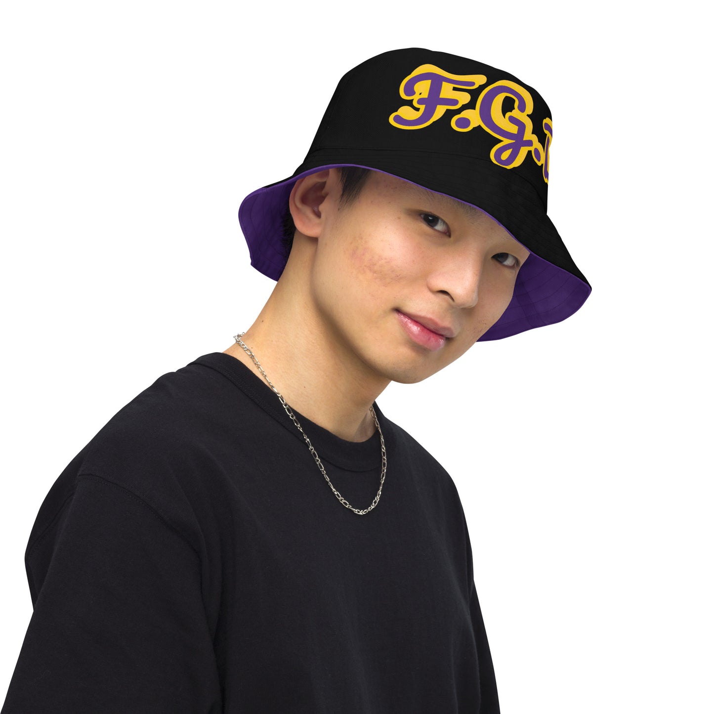 F.G.B. Reversible Bucket Hat (Purple)