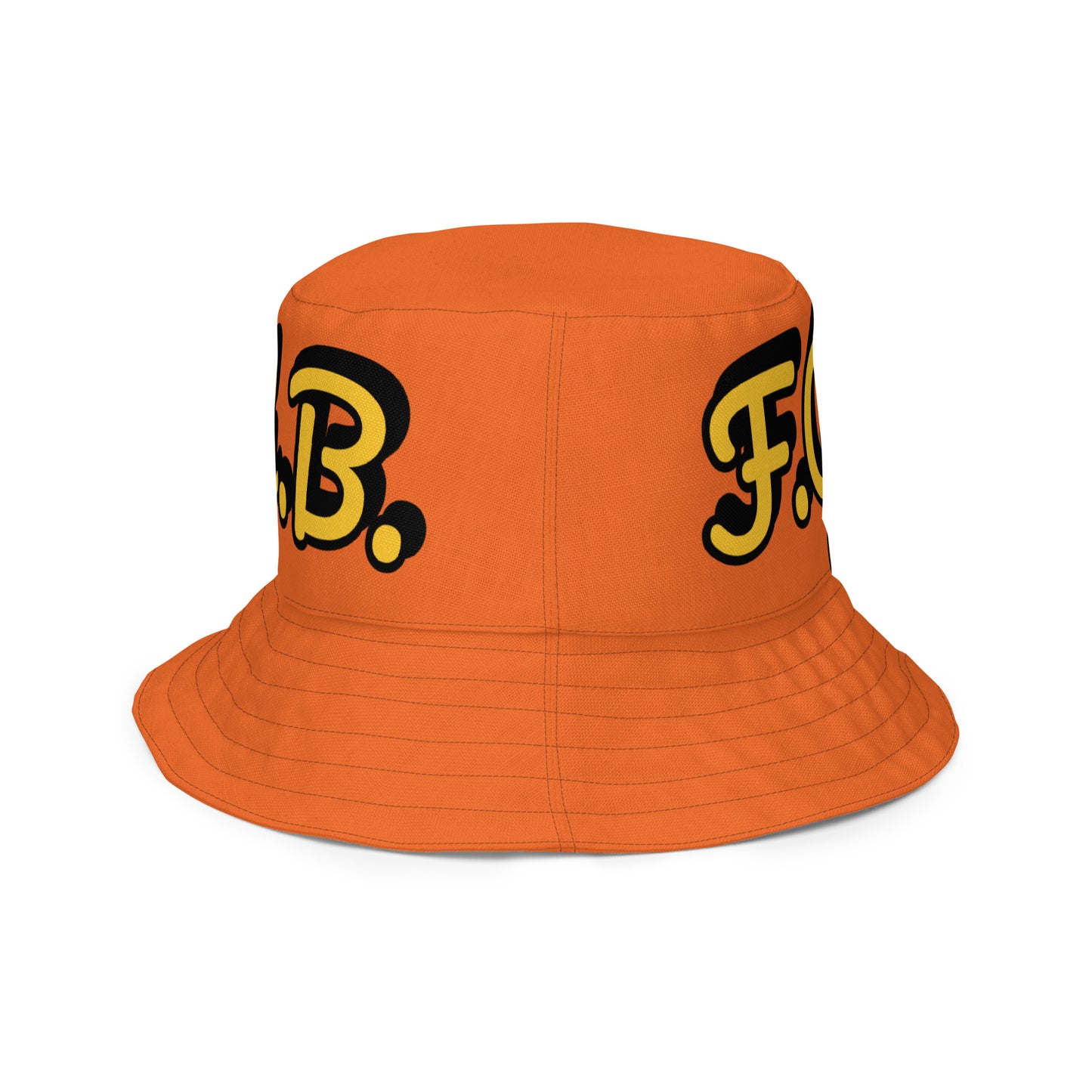 F.G.B. Reversible Bucket Hat (Orange)