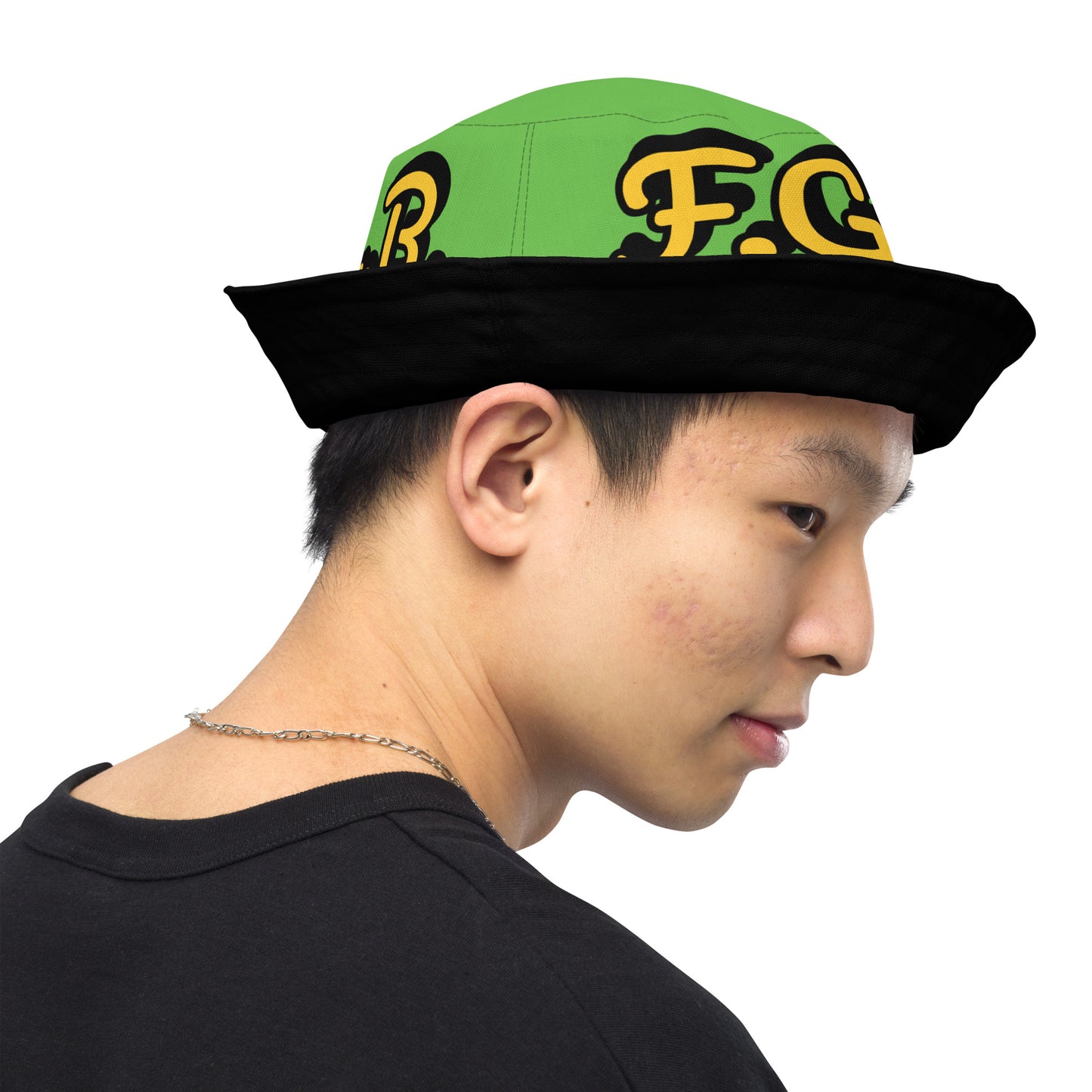 F.G.B. Reversible Bucket Hat (Green)