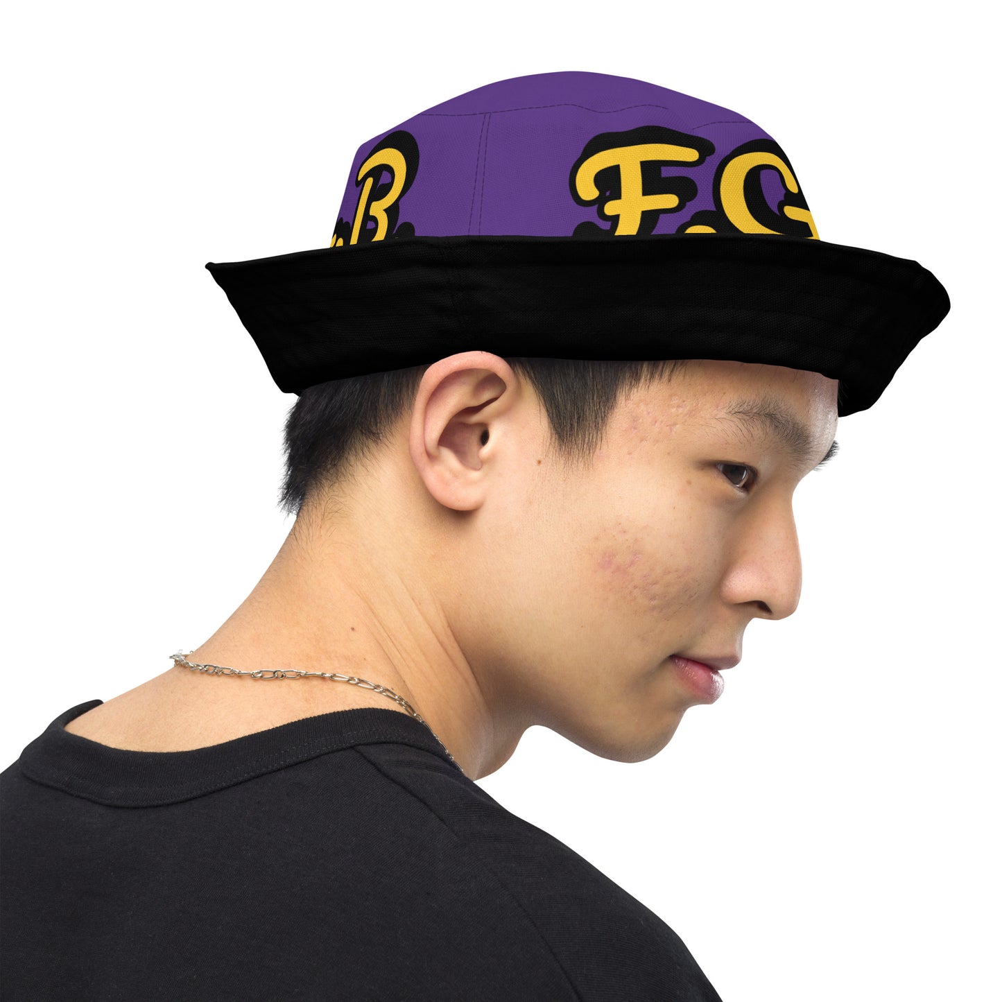 F.G.B. Reversible Bucket Hat (Purple)