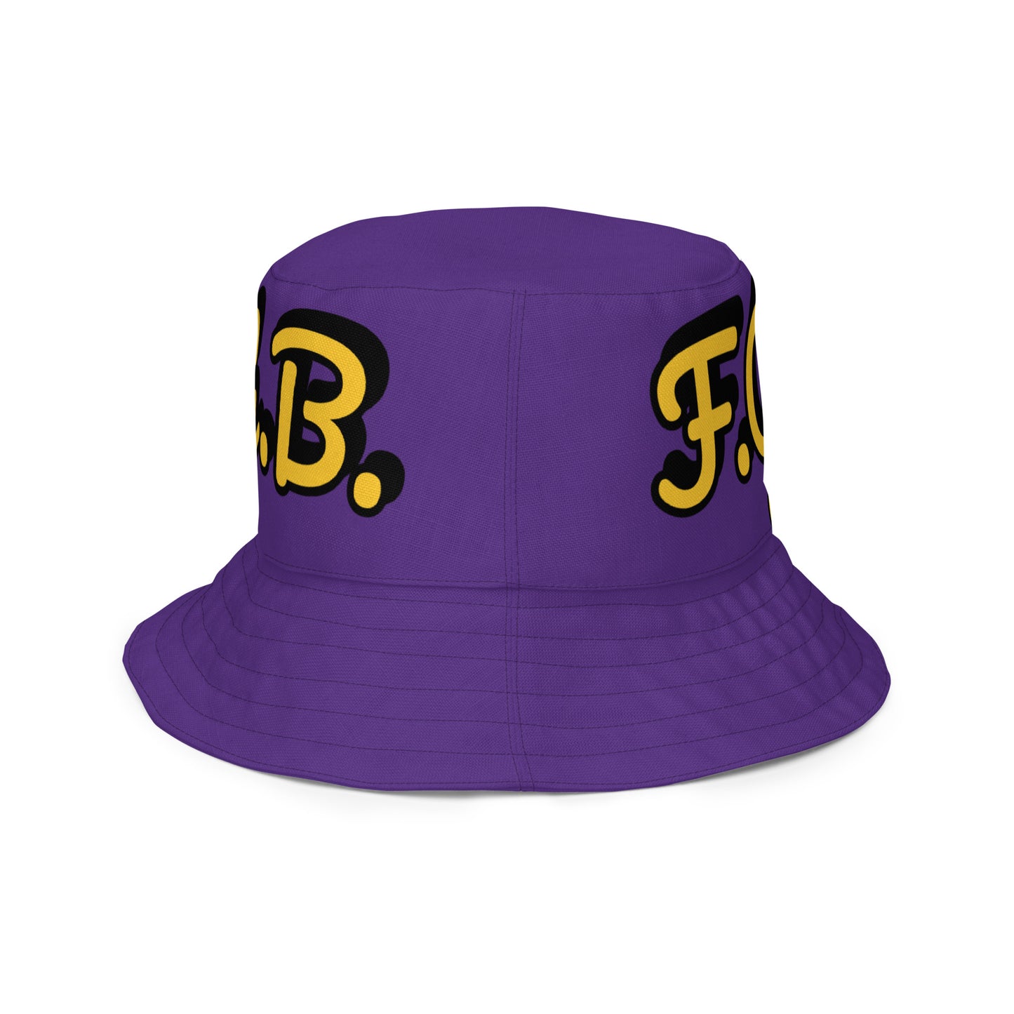 F.G.B. Reversible Bucket Hat (Purple)