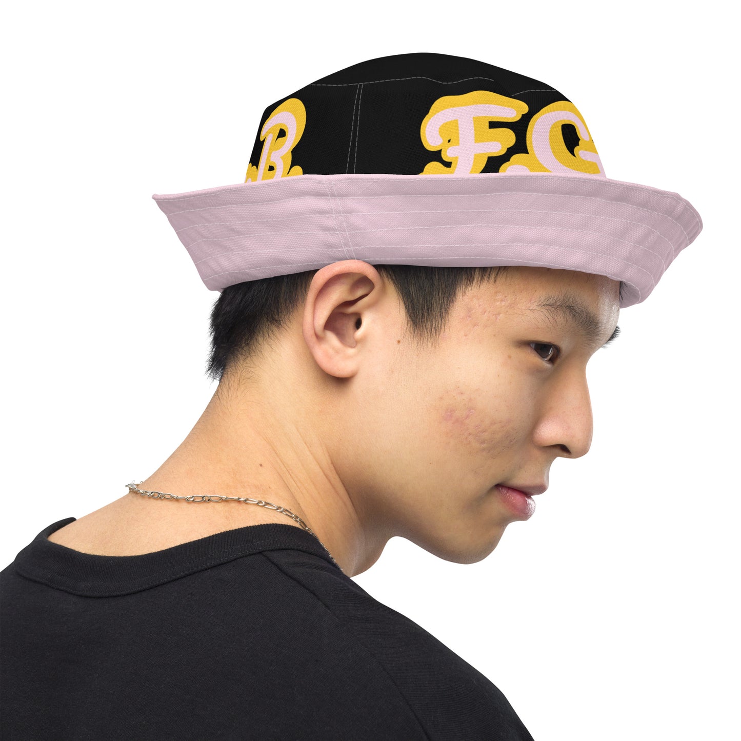 F.G.B. Reversible Bucket Hat (Pink)