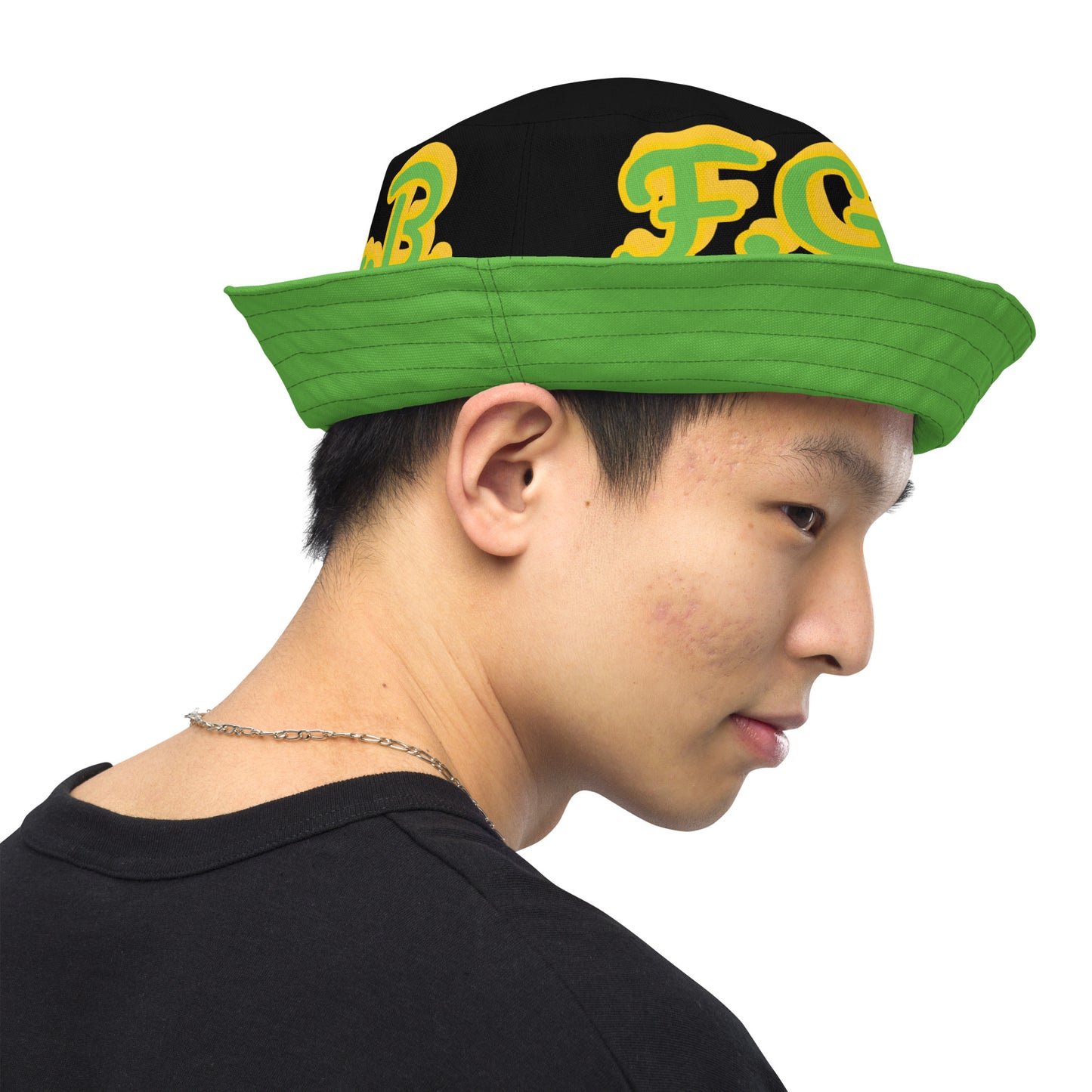 F.G.B. Reversible Bucket Hat (Green)