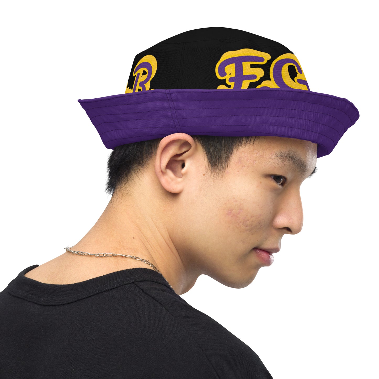 F.G.B. Reversible Bucket Hat (Purple)