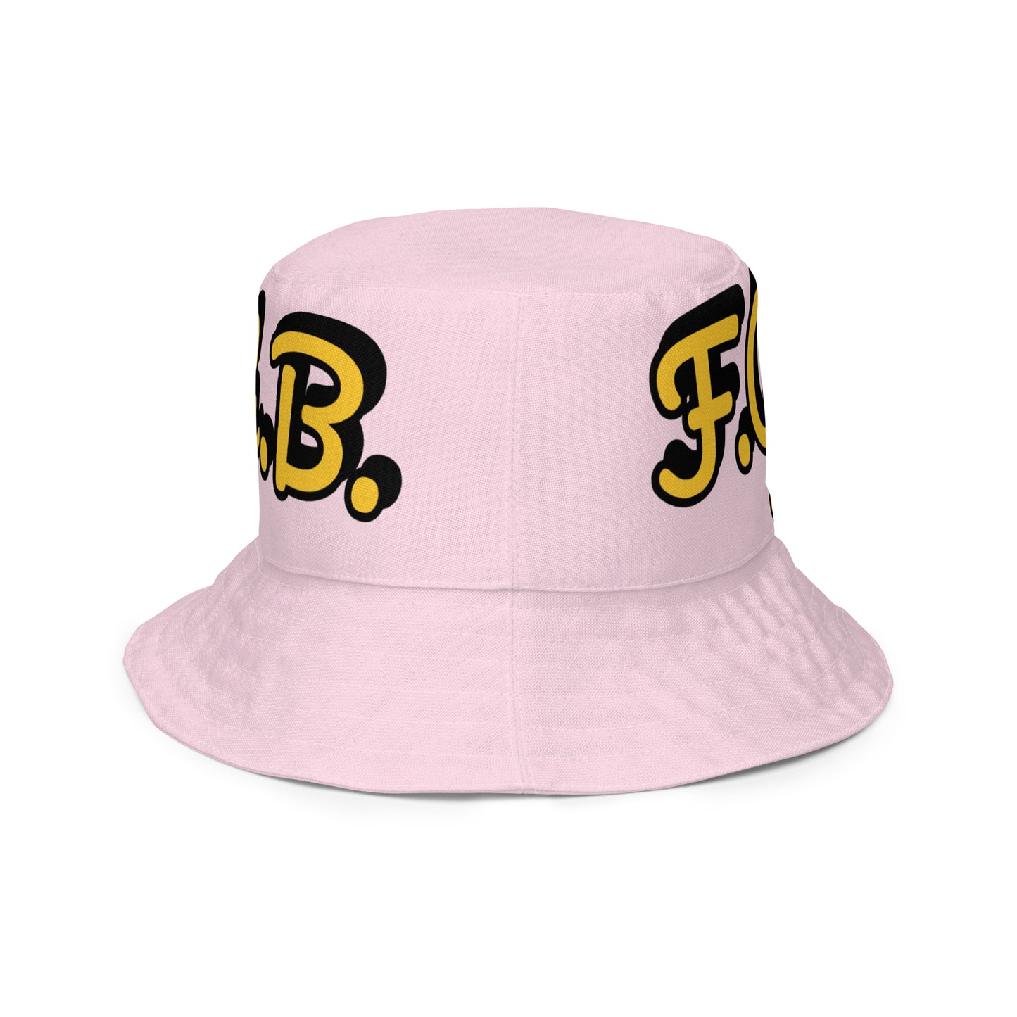 F.G.B. Reversible Bucket Hat (Pink)