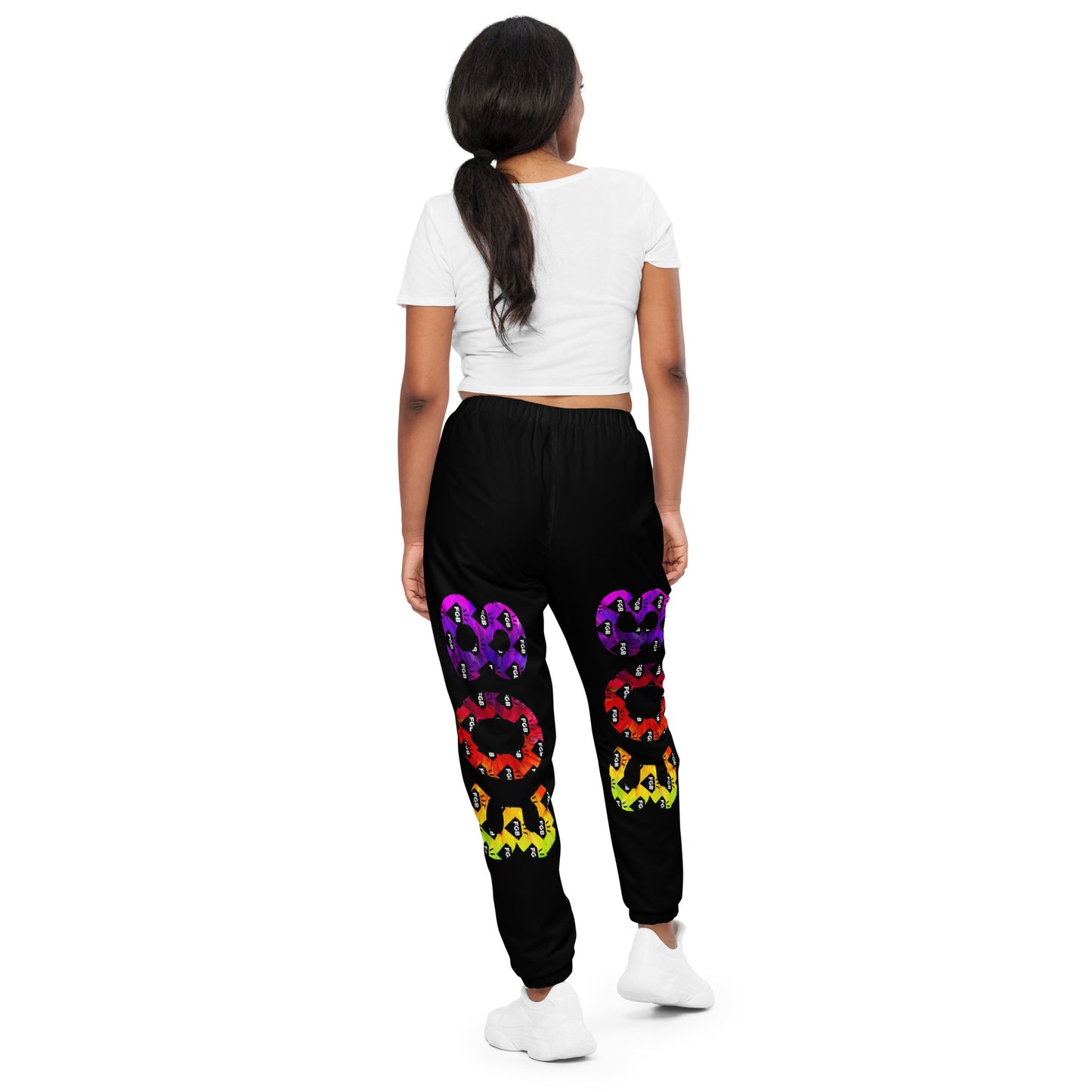 Multicolor 803 Unisex Track Pants (Black)