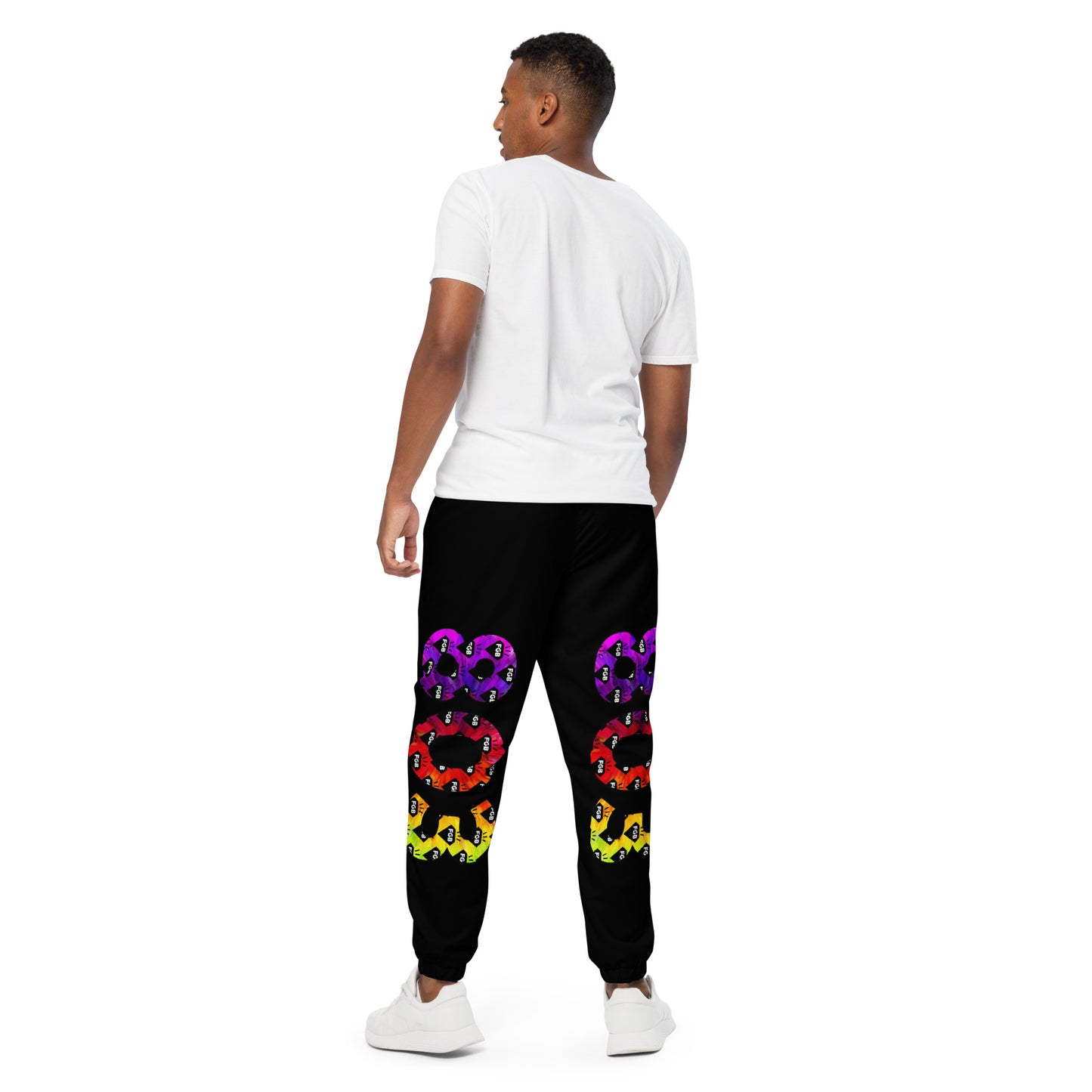 Multicolor 803 Unisex Track Pants (Black)