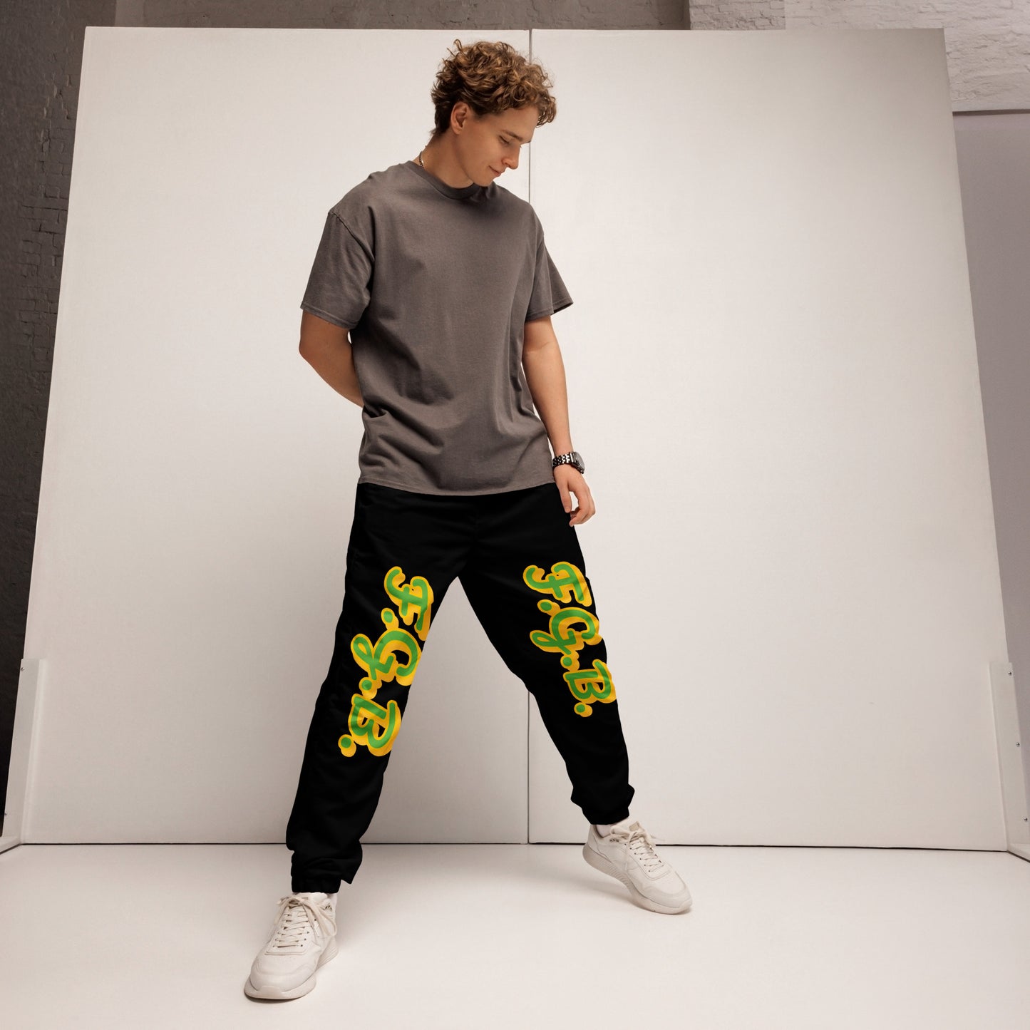 F.G.B. Unisex track pants (Green)