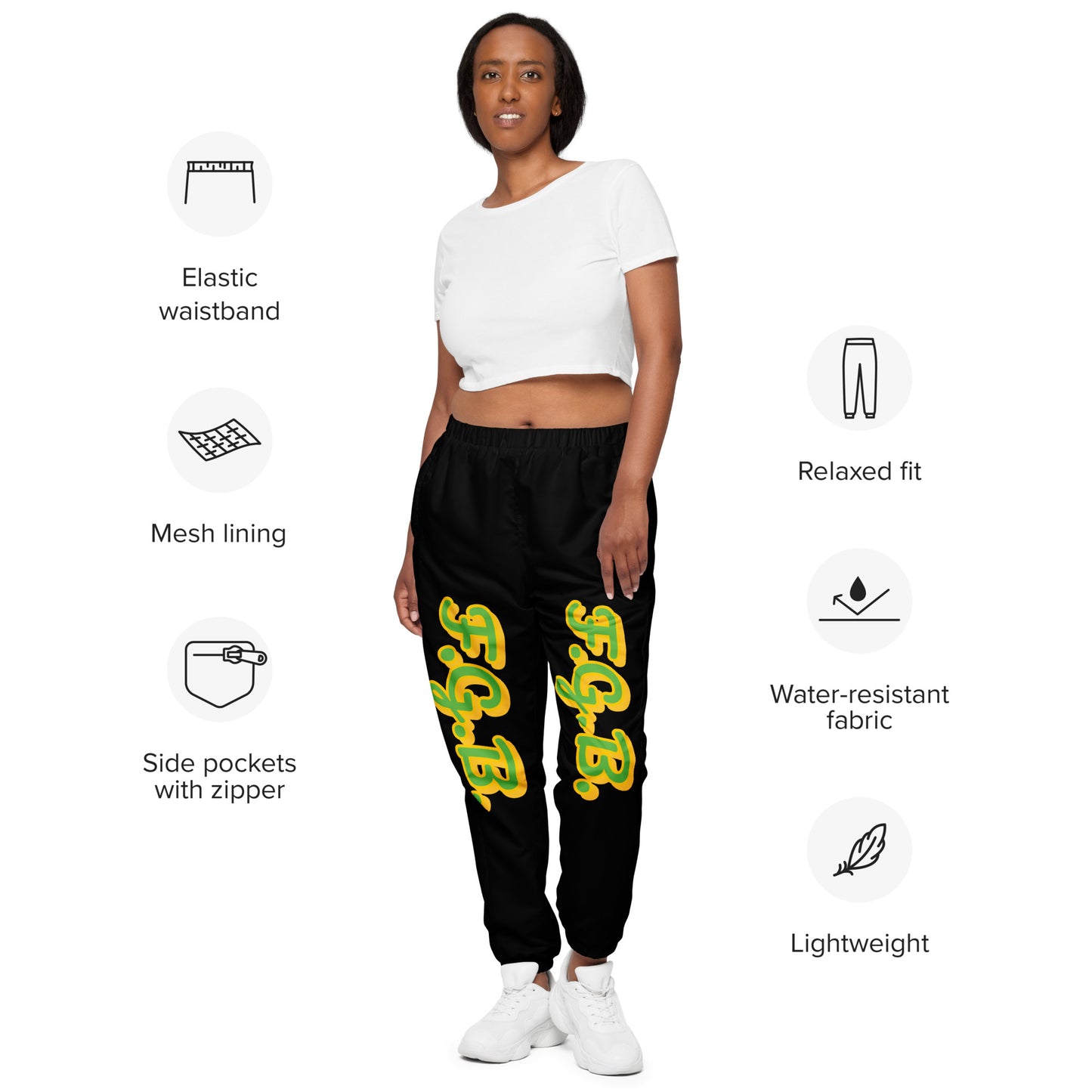 F.G.B. Unisex track pants (Green)