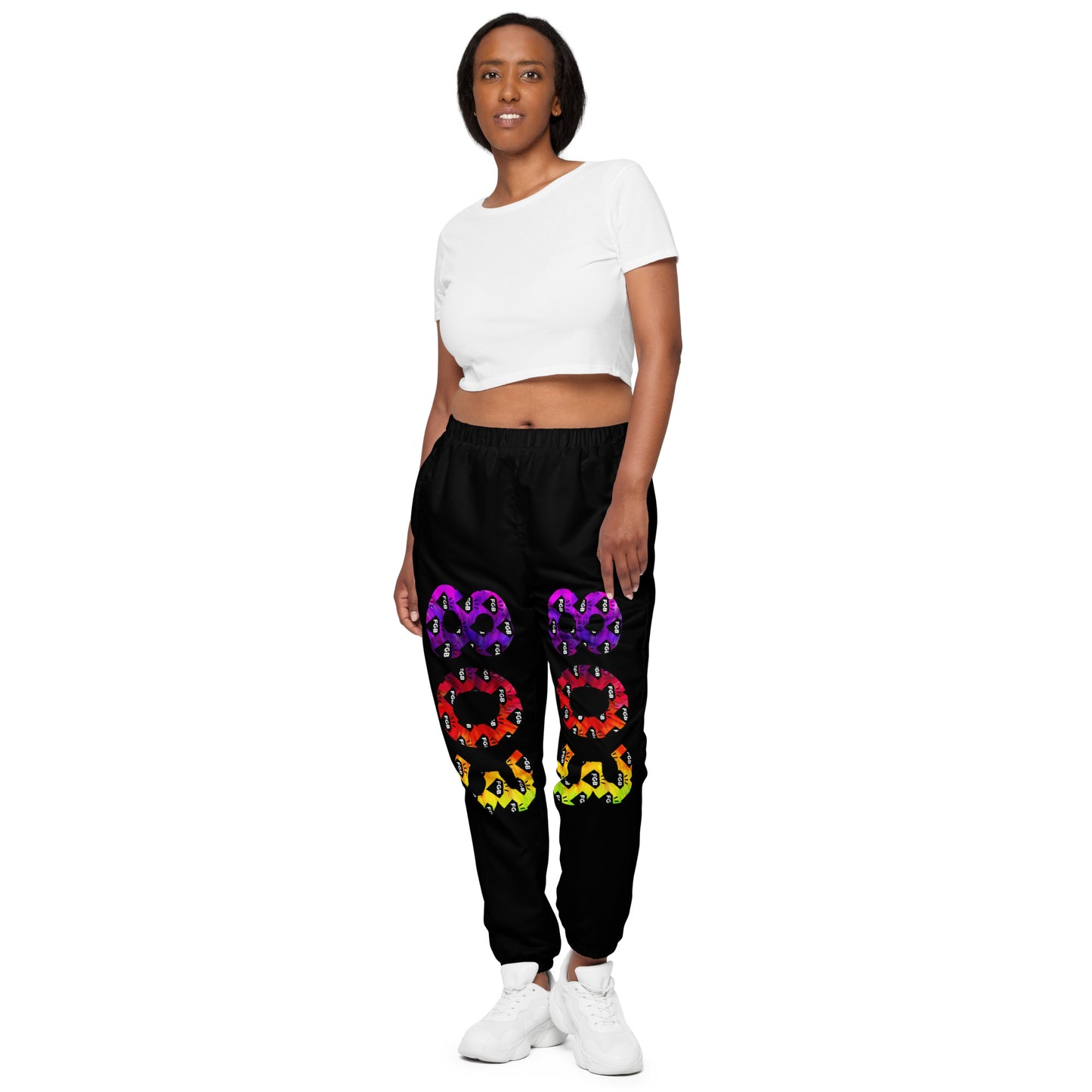 Multicolor 803 Unisex Track Pants (Black)