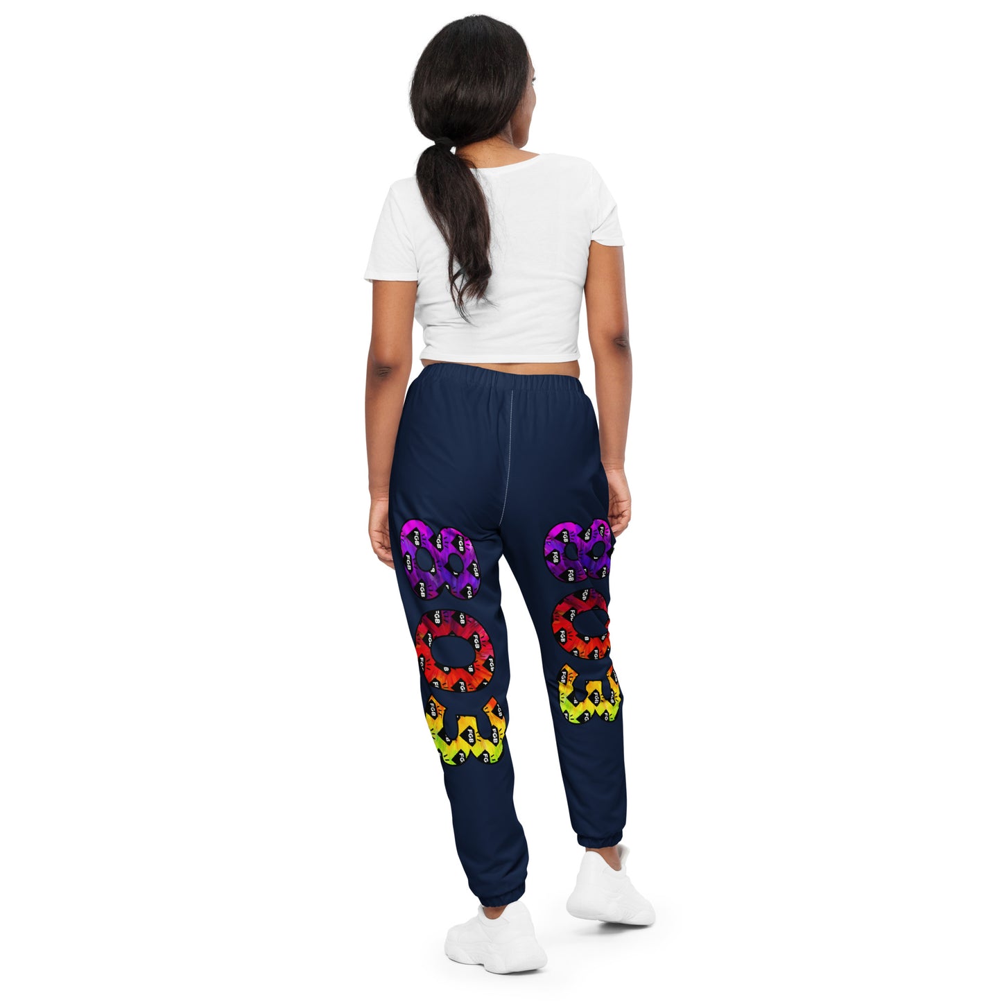 Multicolor 803 Unisex Track Pants (Navy)