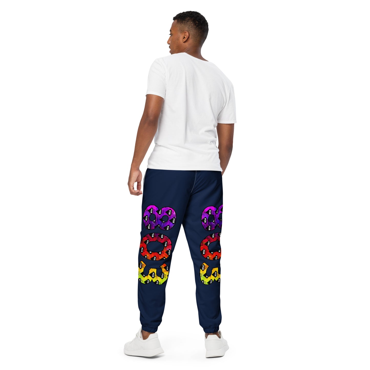 Multicolor 803 Unisex Track Pants (Navy)