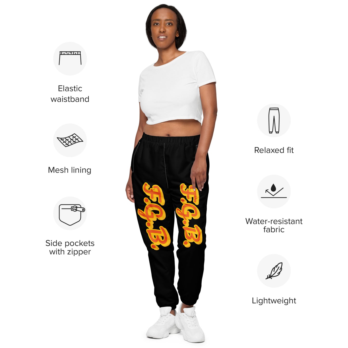 F.G.B. Unisex track pants (Orange)