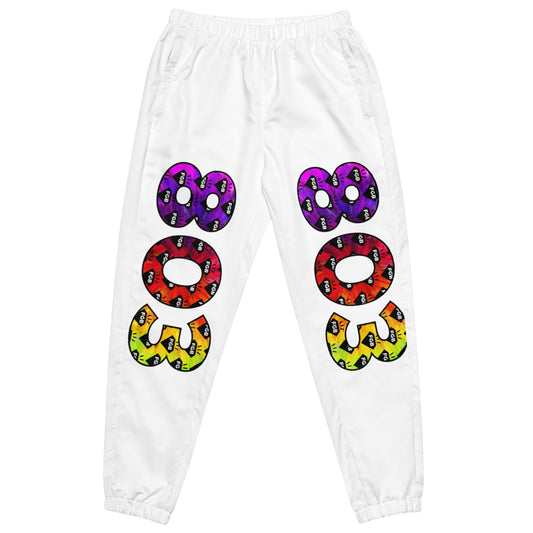 Multicolor 803 Unisex Track Pants (White)