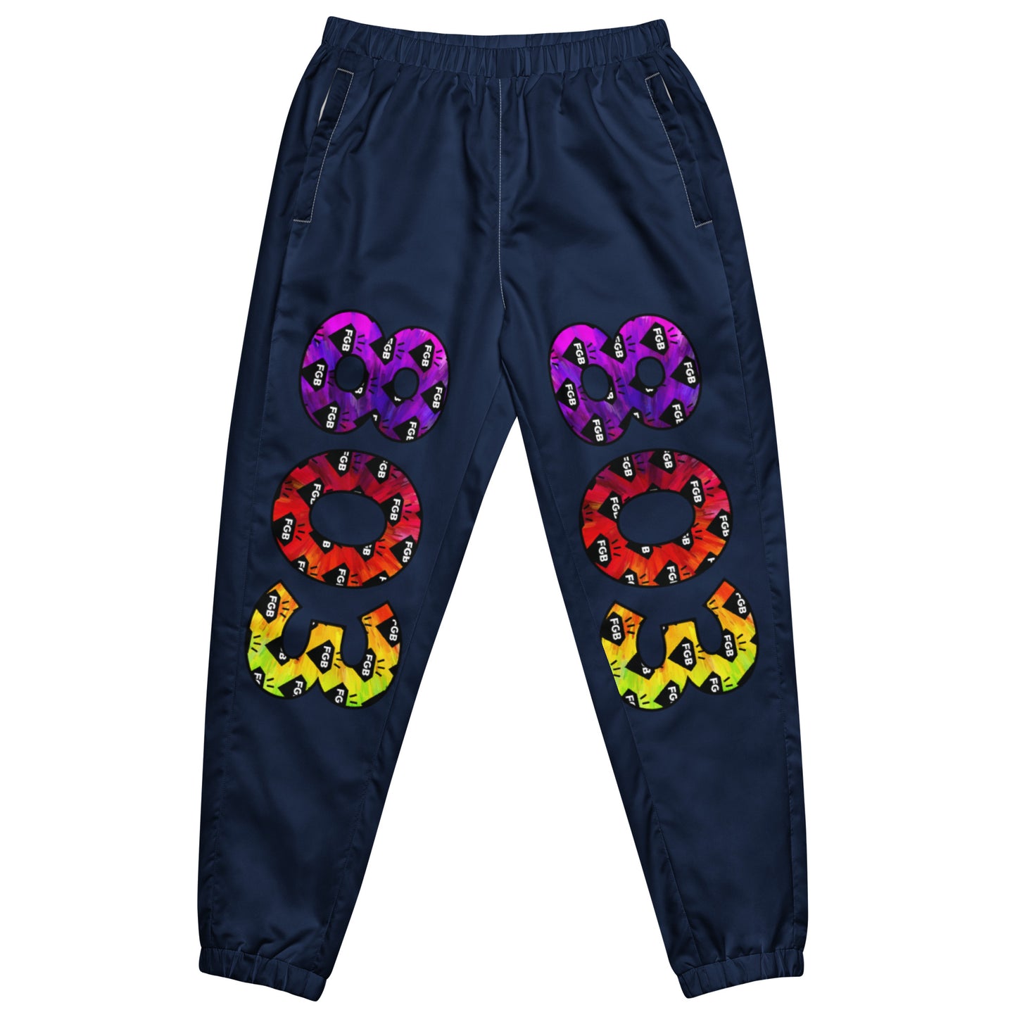 Multicolor 803 Unisex Track Pants (Navy)