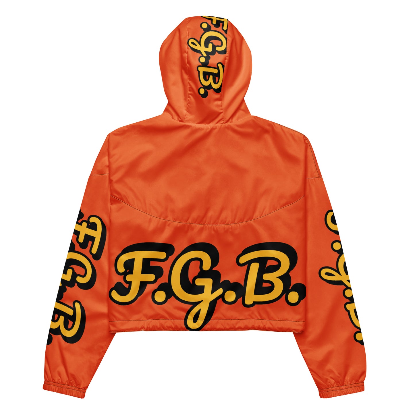 F.G.B. Women’s cropped windbreaker (Orange)