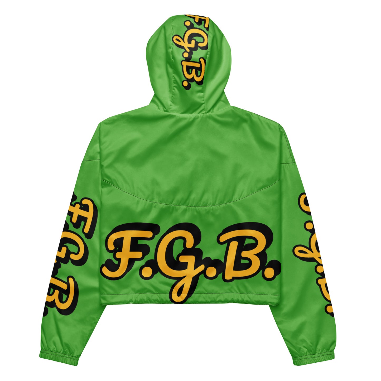 F.G.B. Women’s cropped windbreaker (Green)