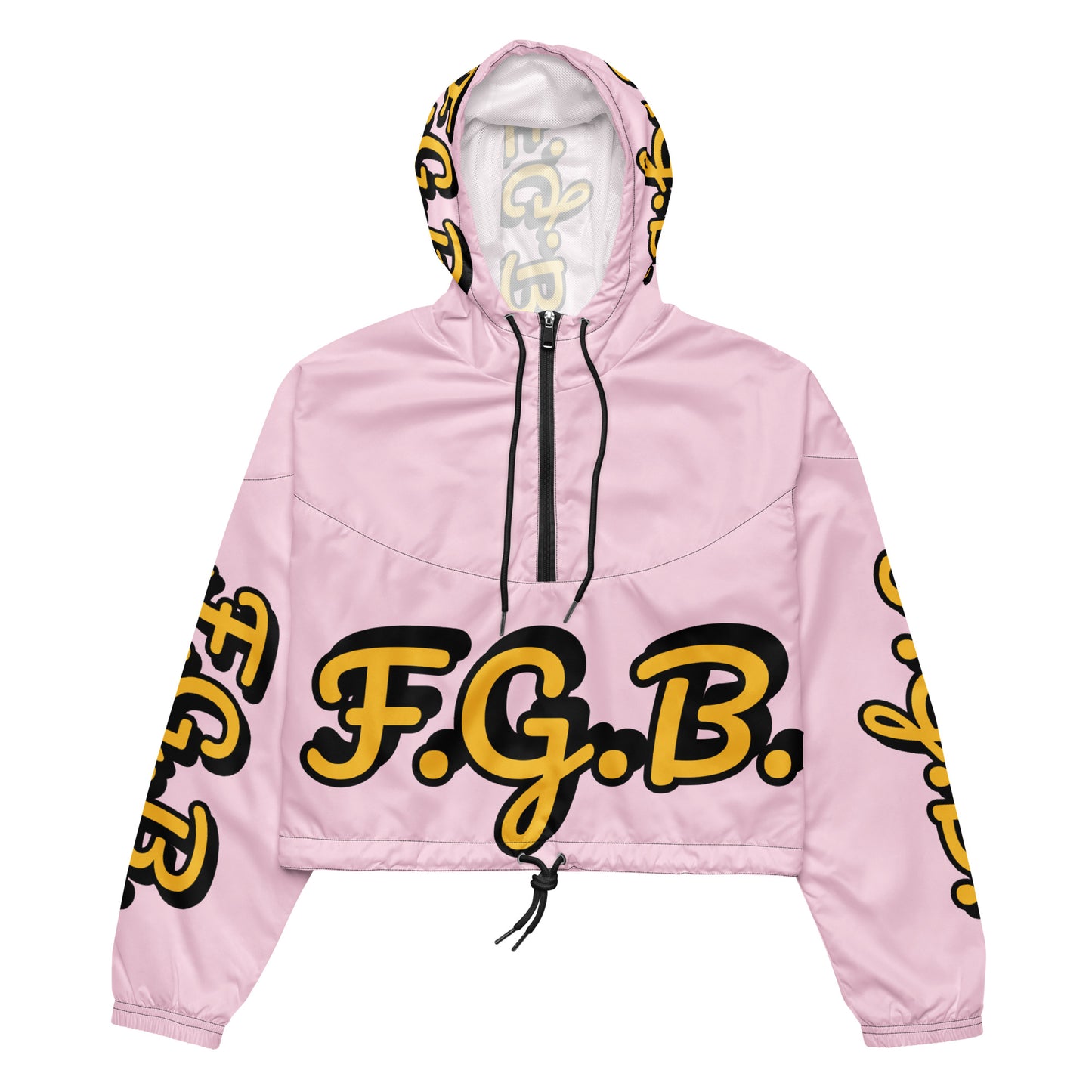 Women’s Cropped Windbreaker (Pink)