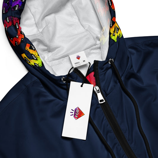 Multicolor 803 Women’s cropped windbreaker (Navy)