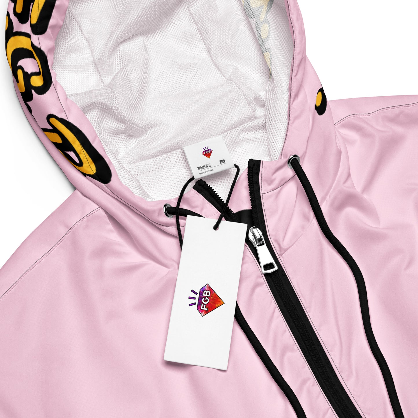 Women’s Cropped Windbreaker (Pink)