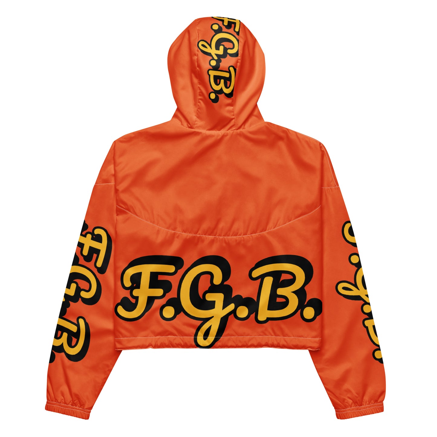 F.G.B. Women’s cropped windbreaker (Orange)