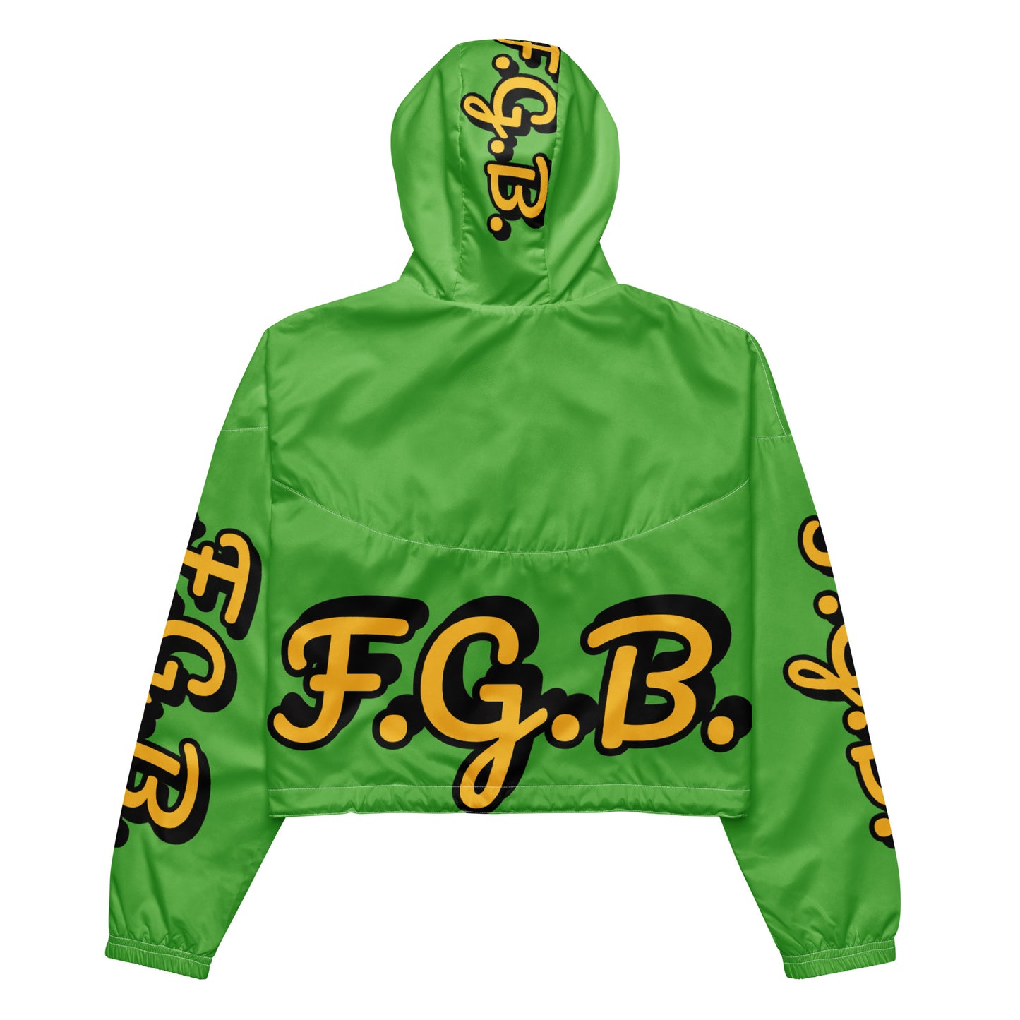 F.G.B. Women’s cropped windbreaker (Green)