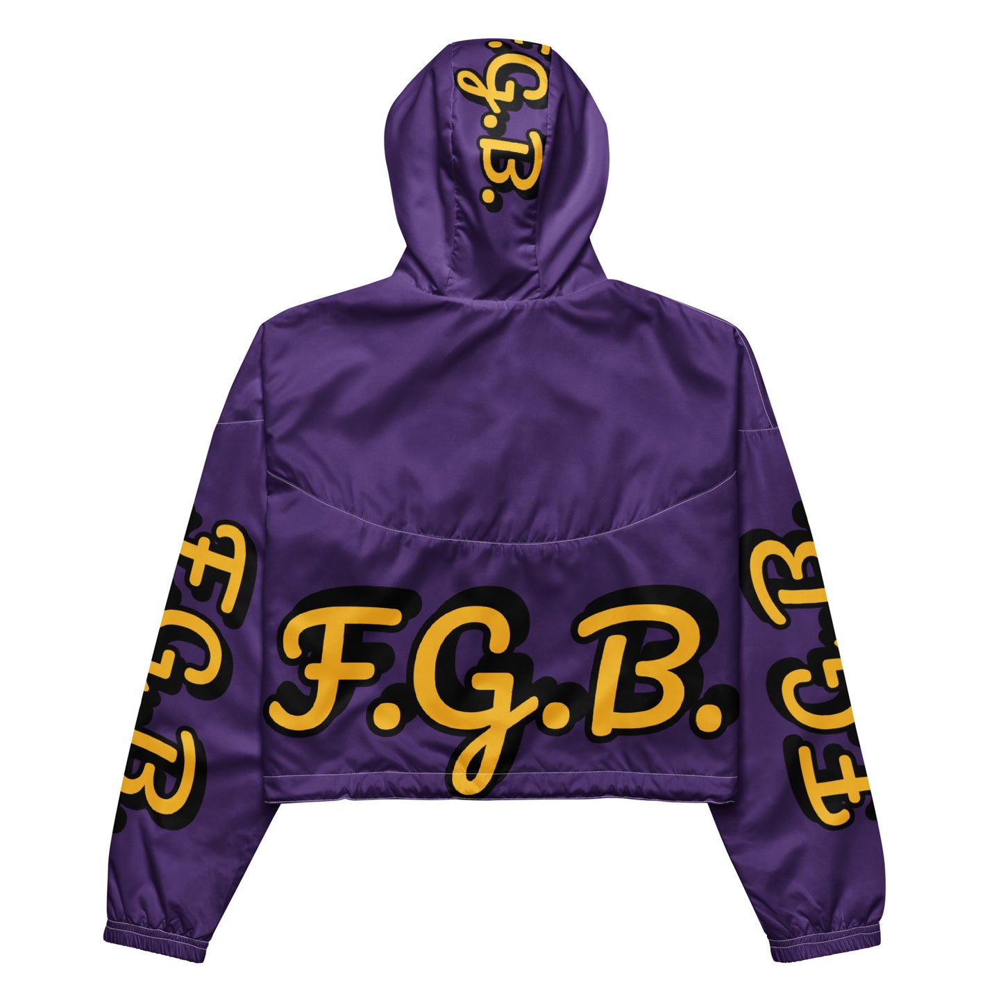 F.G.B. Women’s cropped windbreaker (Purple)