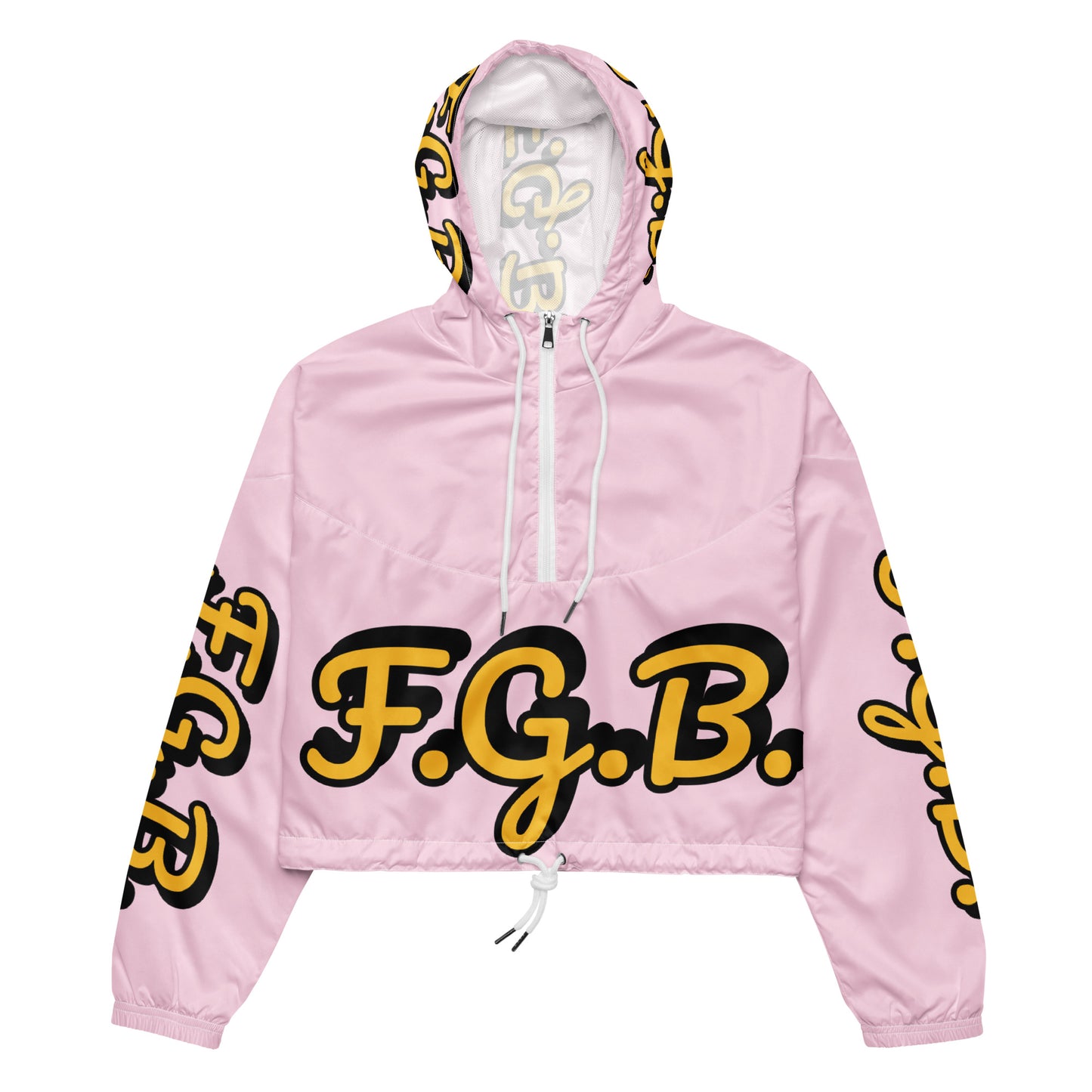 Women’s Cropped Windbreaker (Pink)