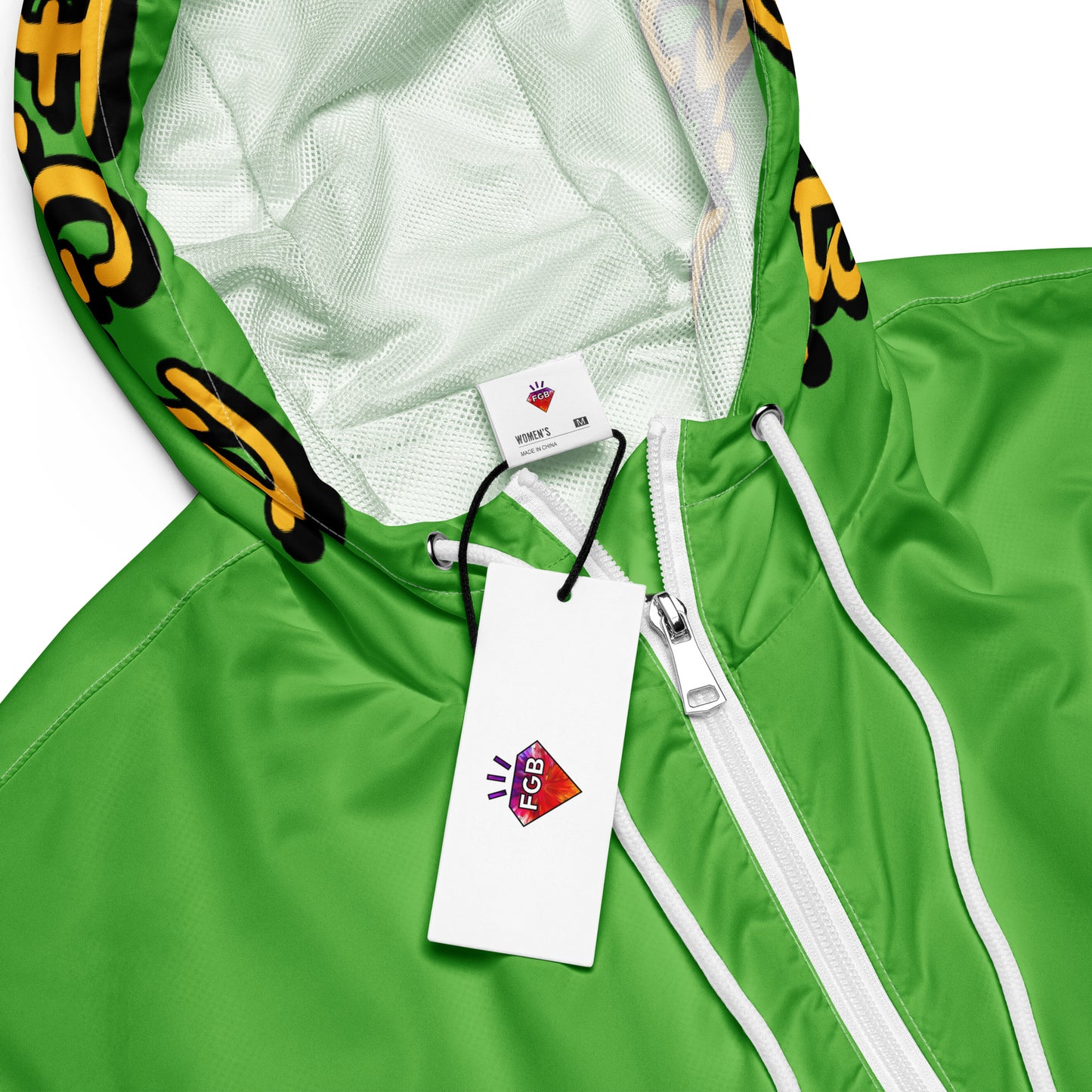 F.G.B. Women’s cropped windbreaker (Green)