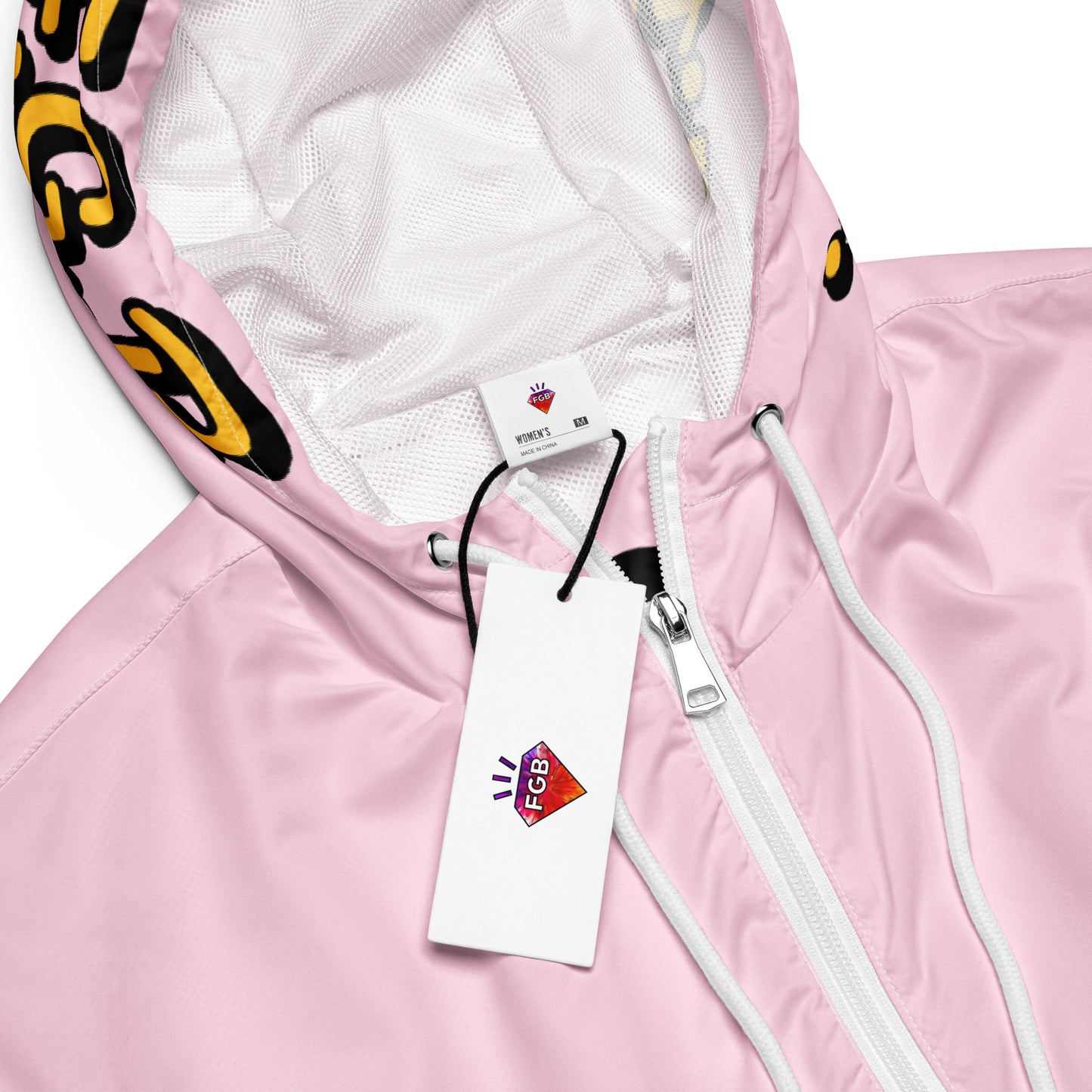 Women’s Cropped Windbreaker (Pink)